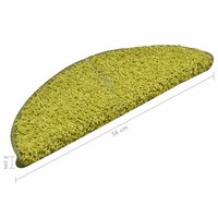 Trapmatten 15 st 56x17x3 cm groen