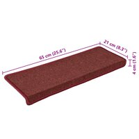 Trapmatten 15 st 65x21x4 cm matrood