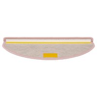 Trapmatten zelfklevend 15 st sisal-look 56x17x3 cm rood