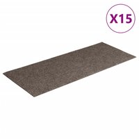 15 st Trapmatten zelfklevend rechthoekig 60x25 cm cr&egrave;mekleurig