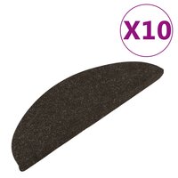 Trapmatten zelfklevend 10 st 65x22,5x3,5 cm antracietkleurig