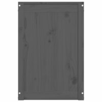 Wasmand 88,5x44x66 cm massief grenenhout grijs