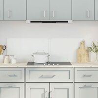 Spatschermen keuken 2 st 70x50 cm gehard glas transparant