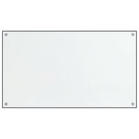 Spatschermen keuken 2 st 70x50 cm gehard glas transparant