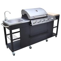 Buitenkeuken met barbecue Montana 4 branders