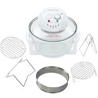 Halogeen heteluchtoven met uitbreidingsring 1400 W 17 L