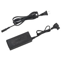 Koelbox met handvat en adapter 25 L PP &amp; PE zwart en wit