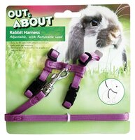 Out And About Happy Pet Konijnentuig Met Looplijn Paars 20-30 CM 25-40 CM