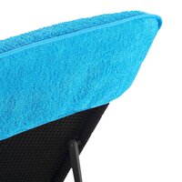 Strandhanddoeken 4 st 400 g/m&sup2; 60x135 cm stof turquoise