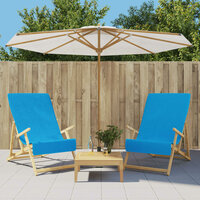 Strandhanddoeken 2 st 400 g/m&sup2; 60x135 cm stof turquoise