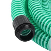 Zuigslang met messing koppelingen 1,1&#039;&#039; 5 m PVC groen