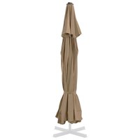 Vervangingsdoek voor parasol 500 cm taupe
