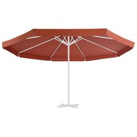 Vervangingsdoek voor parasol 500 cm terracottakleurig