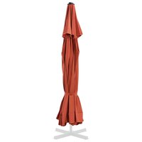 Vervangingsdoek voor parasol 500 cm terracottakleurig