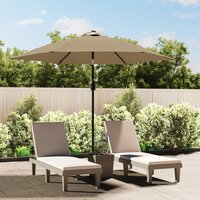 Vervangingsdoek voor parasol 300 cm taupe