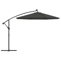 Vervangingsdoek voor zweefparasol 350 cm antracietkleurig