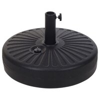Parasolvoet 22 liter 51 cm zwart
