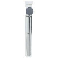 Parasolvoet voor in grond voor 40-50 mm stok aluminium zilver