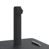 Parasolvoet met handvatten voor stok &Oslash;38 / 48 mm 27 kg vierkant