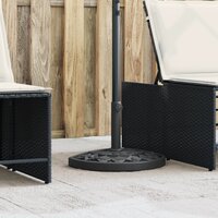 Parasolvoet voor stok van &Oslash;38 / 48 mm 9 kg halfrond
