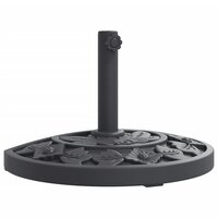 Parasolvoet voor stok van &Oslash;38 / 48 mm 9 kg halfrond