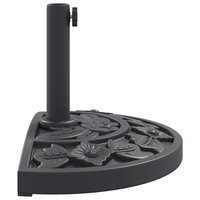 Parasolvoet voor stok van &Oslash;38 / 48 mm 9 kg halfrond
