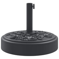 Parasolvoet voor stokken van &Oslash;38 / 48 mm 25 kg rond