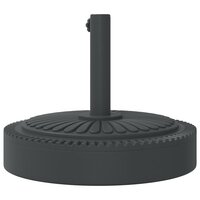 Parasolvoet voor stokken van &Oslash;38 / 48 mm 25 kg rond