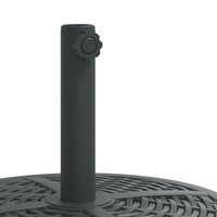 Parasolvoet voor stok van &Oslash;38 / 48 mm 12 kg rond
