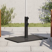 Parasolvoet voor stokken van &Oslash;32/38/48 mm 15 kg rechthoekig