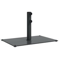 Parasolvoet voor stokken van &Oslash;32/38/48 mm 15 kg rechthoekig