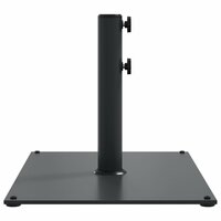 Parasolvoet voor stokken van &Oslash;32/38/48 mm 15 kg rechthoekig