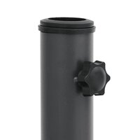Parasolvoet voor stokken van &Oslash;32/38/48 mm 15 kg rechthoekig