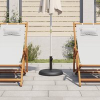 Parasolvoet voor stokken van &Oslash;32/35/38 mm 15 kg rond