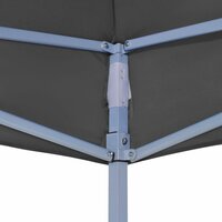 Partytentdak 270 g/m&sup2; 2x2 m antraciet