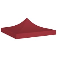 Partytentdak 270 g/m&sup2; 2x2 m bordeauxrood