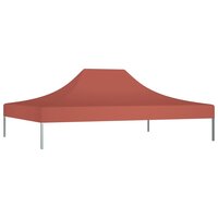 Partytentdak 270 g/m&sup2; 4x3 m terracotta