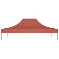 Partytentdak 270 g/m&sup2; 4x3 m terracotta