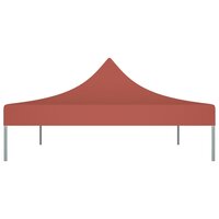 Partytentdak 270 g/m&sup2; 4x3 m terracotta