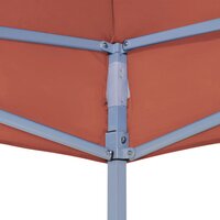 Partytentdak 270 g/m&sup2; 4x3 m terracotta