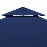 Prieeldak 2-laags 4x3m 310 g/m&sup2; blauw