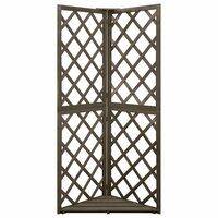 Latwerk hoekmodel 50x50x145 cm massief vurenhout