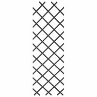 Tuinlatwerk 50x150 cm PVC antracietkleurig