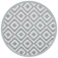 Buitenkleed &Oslash; 200 cm polypropeen grijs