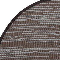 Buitenkleed &Oslash; 120 cm polypropeen bruin