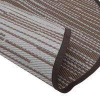 Buitenkleed &Oslash; 120 cm polypropeen bruin