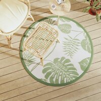 Buitenkleed &Oslash; 120 cm polypropeen groen