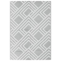 Buitenkleed 140x200 cm polypropeen grijs
