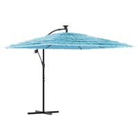 Parasol met stalen paal 269x269x235 cm blauw
