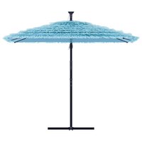 Parasol met stalen paal 269x269x235 cm blauw